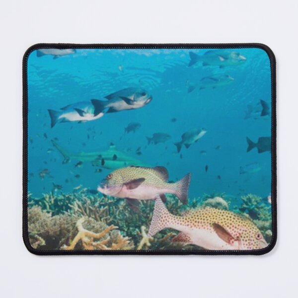Item preview,   Cute colourful blue sea or ocean or blue water and fishes swimming design designed and sold by BEAUTY ⭐⭐⭐⭐⭐.