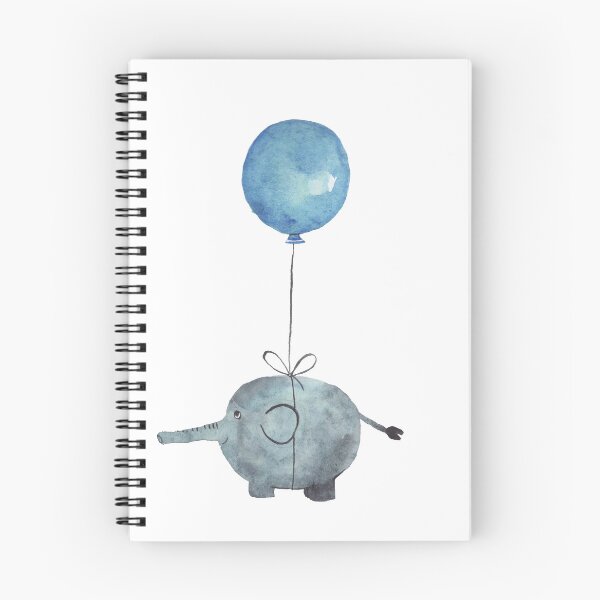 Artikelvorschau, Blauer Luftballon und Elefant entworfen und verkauft von KaylaPhan.