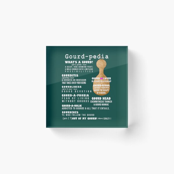 Item preview, Gourd-pedia What_s a Gourd (white letters)   designed and sold by VenusTeeShir.