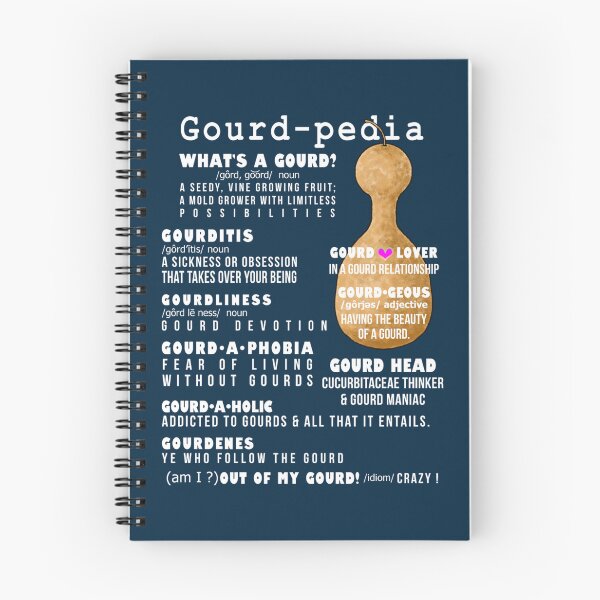 Item preview, Gourd-pedia What_s a Gourd (white letters)   designed and sold by VenusTeeShir.