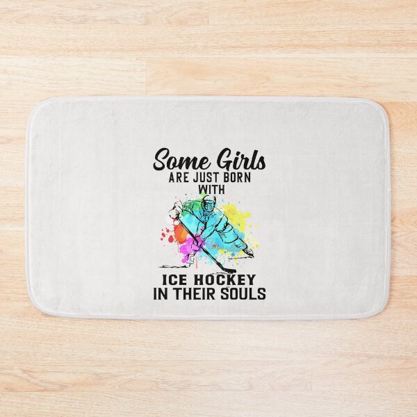 Item preview, Some girls are born with ICE HOCKEY TTA Classic T-Shirt designed and sold by JenniferKeel.