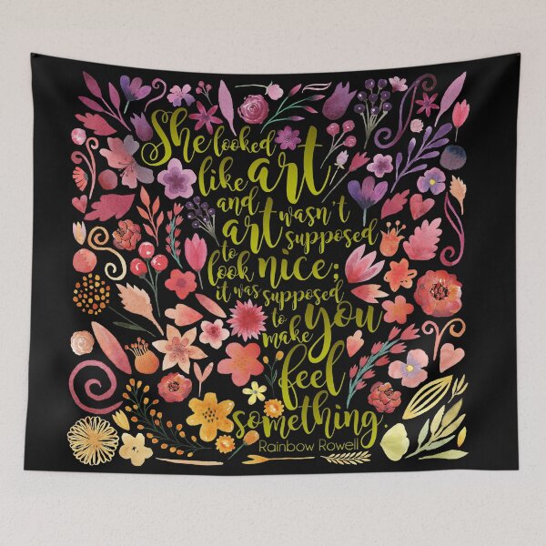 Item preview, She looked like art... Eleanor and Park. designed and sold by literarylifeco.