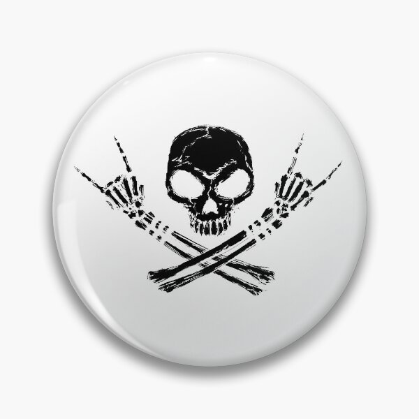 Item preview, Rock and metal skull n' cross bones designed and sold by YADA-Designs.