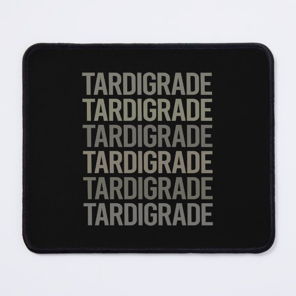 Item preview, Gray Text Art Tardigrade Tardigrades Tardigrada Water Bear Bears Waterbear Moss Piglet Piglets designed and sold by TartSpiderWeb.