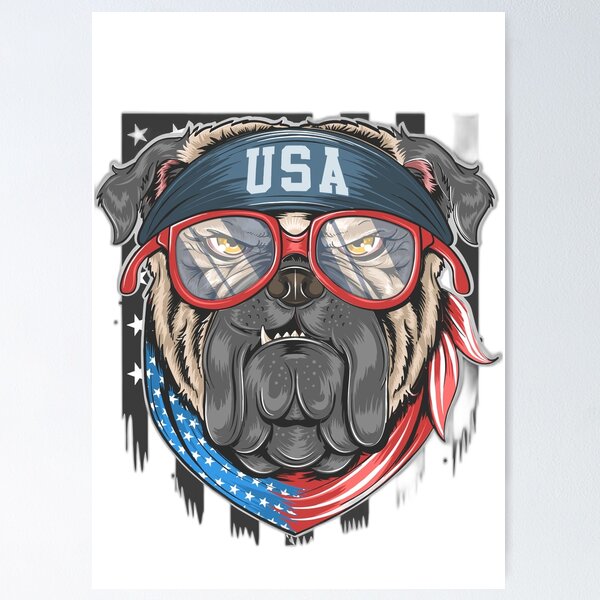Item preview, american dog designed and sold by LaSalvador.
