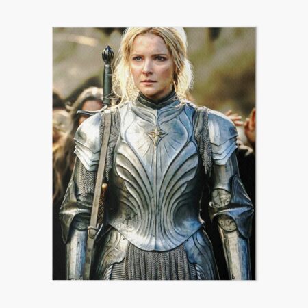 Galadriel in Armor Art Board Print for Sale by seabirds