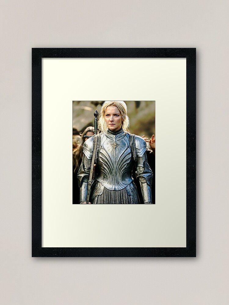 Galadriel in Armor Art Board Print for Sale by seabirds