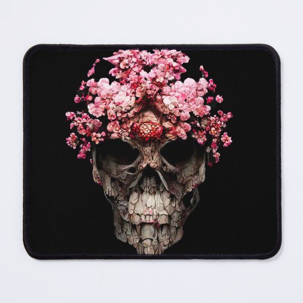 Item preview, Skull and pink flower designed and sold by DopeDesign111.