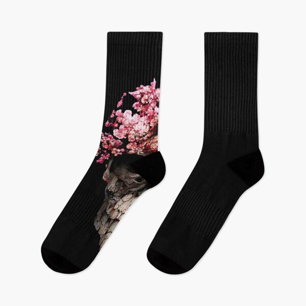 Item preview, Skull and pink flower designed and sold by DopeDesign111.