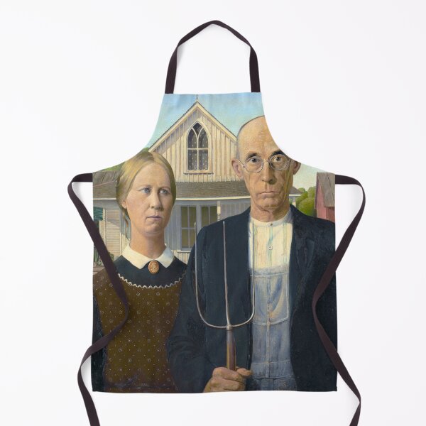 Item preview, American Gothic - Grant Wood designed and sold by SimpleJoyStyle.
