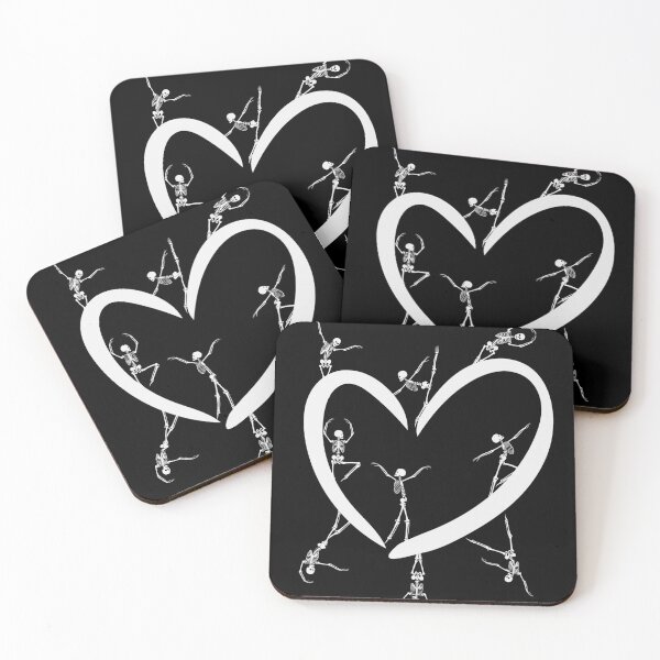 Item preview, Skelton Ballet Heart designed and sold by coccoPrints.