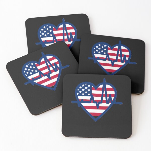 Item preview, American Flag in Heart American Flag designed and sold by KristelRay.