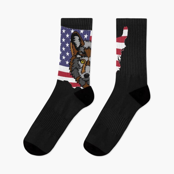 Item preview, American Flag Map Wolf designed and sold by KristelRay.