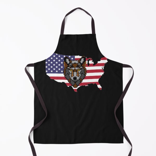 Item preview, American Flag Map Wolf designed and sold by KristelRay.