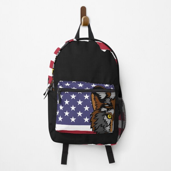Item preview, American Flag Map Wolf designed and sold by KristelRay.