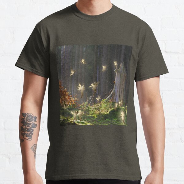 Fairies in Enchanted Forest Classic T-Shirt