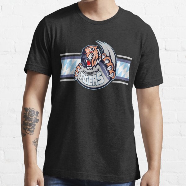 Detroit Tigers Gray Classic Logo Men's T-Shirt - Vintage Detroit Collection