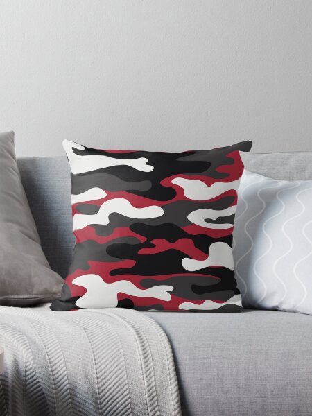 Artikel-Vorschau von Rot-weißes Camouflage-Muster, designt und verkauft von CamoPatterns.