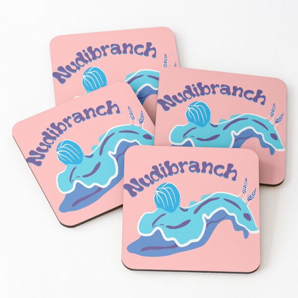 Item preview, Nudibranch Sea Slug Simple Vector Art designed and sold by NaoZ.