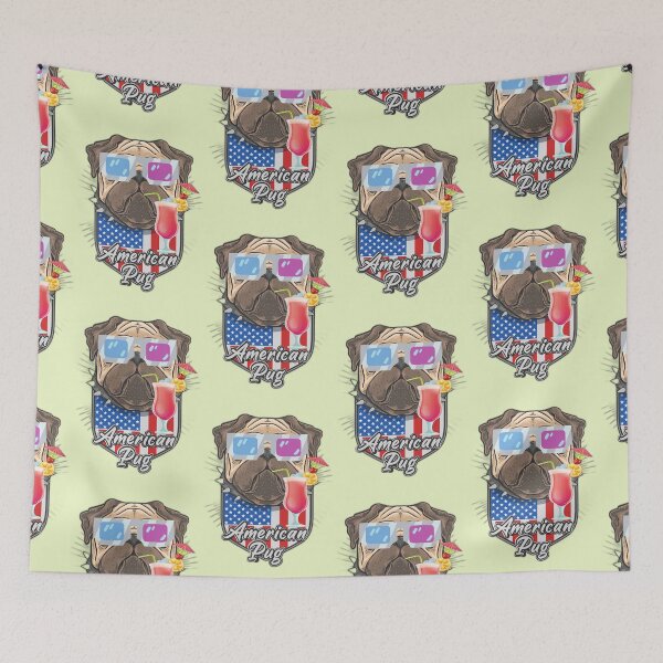 Item preview, amerıcan pug designed and sold by LaSalvador.