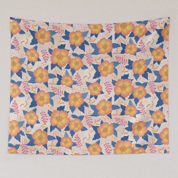 Item preview, Funny wild rose blue designed and sold by vianahline.