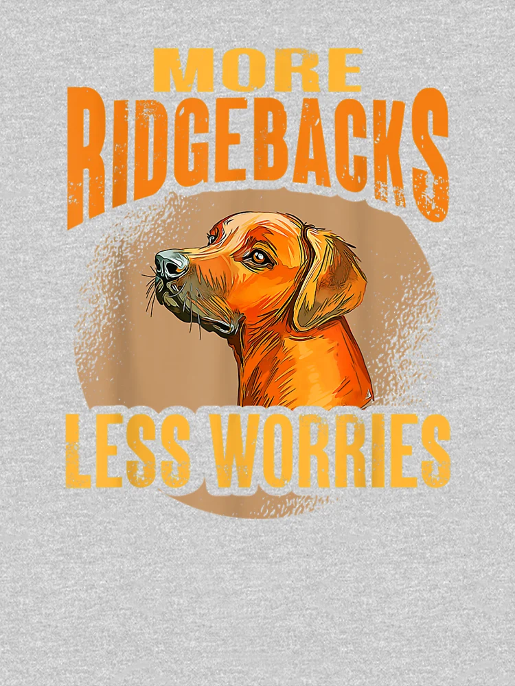 Thumbnail 5 of 5, Kids Pullover Hoodie, Rhodesian Ridgeback More Ridgebacks Less Worries Ridgeback designed and sold by Nicholaswikstro.