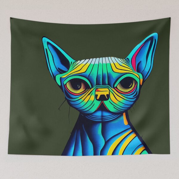 Item preview, Arte del gato Sphynx 1 designed and sold by Catator.