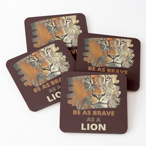 Item preview, Be As Brave As A Lion Painted Lionhart Edition designed and sold by McThingummy.