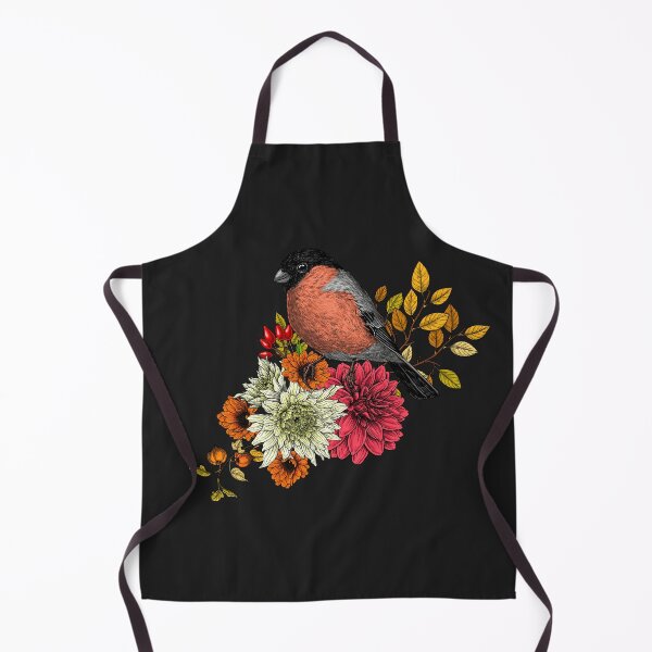 Item preview, Bullfinch on autumn bouquet designed and sold by Katerina Mitkova Kirilova.