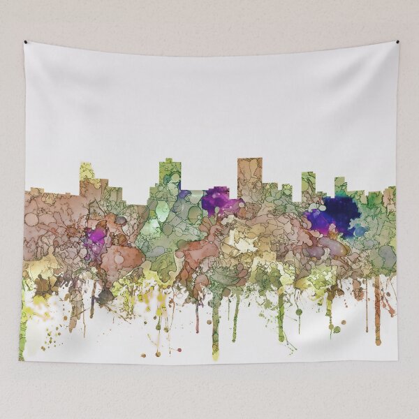 Item preview, Anchorage, Alaska Skyline - Faded Glory designed and sold by Marlene Watson-Hall.