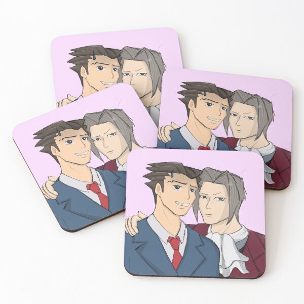 Item preview, Phoenix Wright and Miles Edgeworth designed and sold by milliu.