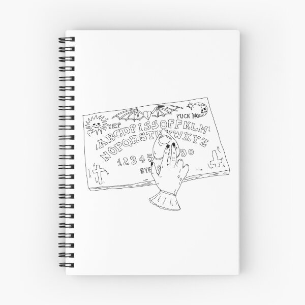 Item preview, oujia board , b&w designed and sold by Foglidicannella.