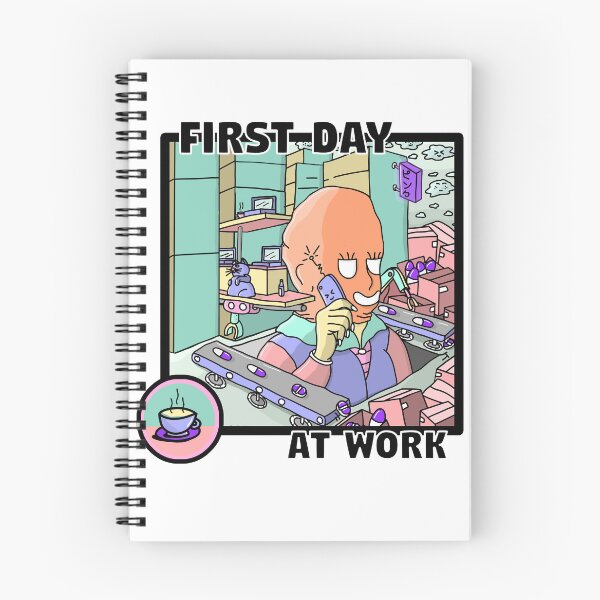 Item preview, First day at work in a big industry workplace designed and sold by Tellnocheese.
