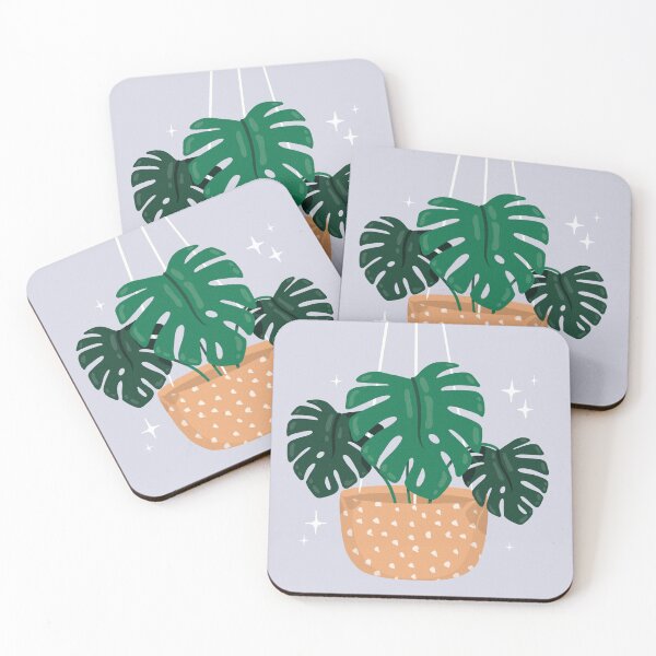 Item preview, Pastel Blue Hanging Monstera designed and sold by Sarah Eichert.