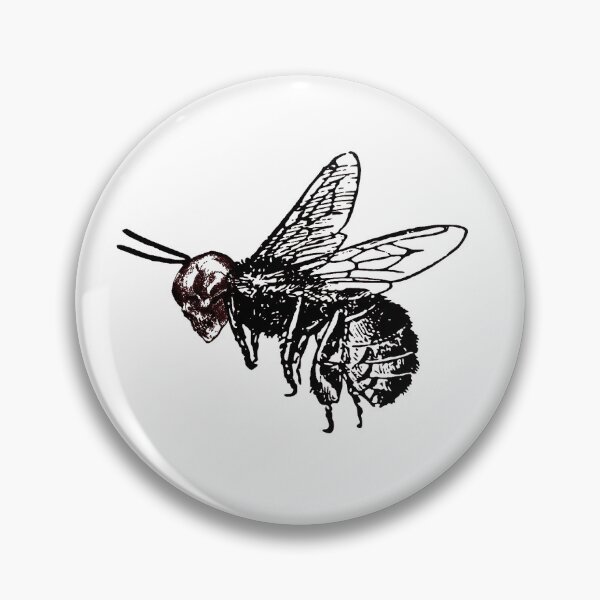 Item preview, Bee Skull designed and sold by semiryapici.