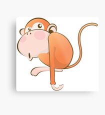 Funny Monkey Metal Print