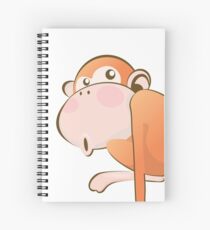 Funny Monkey Spiral Notebook
