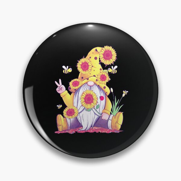 Item preview, Peace Love Gnome Hippie Gnome With Bees Sunflowers Decor designed and sold by Jordannmw.