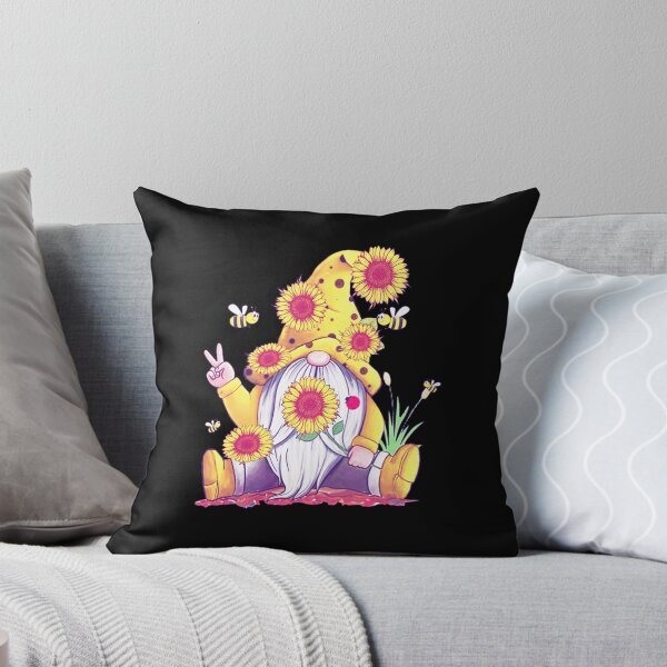 Item preview, Peace Love Gnome Hippie Gnome With Bees Sunflowers Decor designed and sold by Jordannmw.