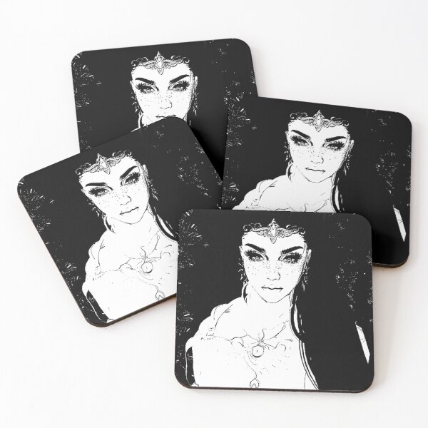 Item preview, Goddess Alejandra 2 - Black & White - Perfect Fantasy Universe designed and sold by Perfect Fantasy Universe.