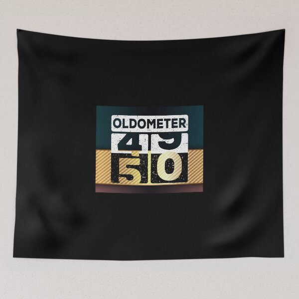 Item preview, Oldometer 49 to 50 Funny Birthday Gift designed and sold by Karry-Pat.