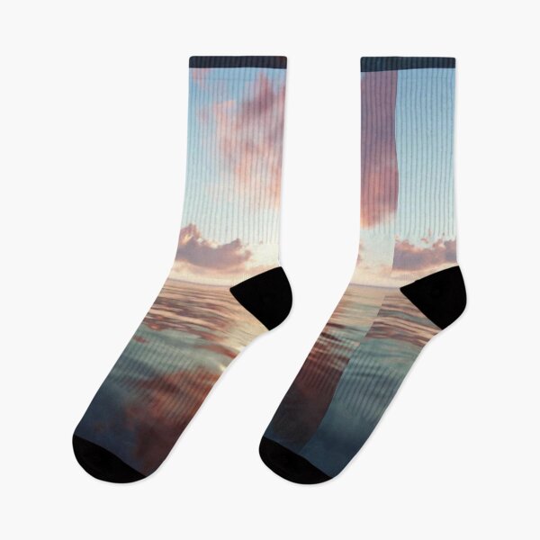 Item preview,     Cute colourful blue sea or ocean or blue water at sunset design designed and sold by BEAUTY ⭐⭐⭐⭐⭐.