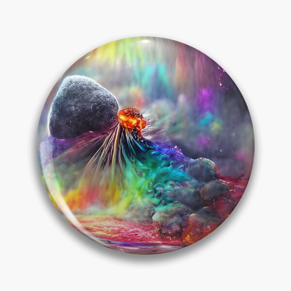 Item preview, Space Volcanos designed and sold by nocturnAIArt.