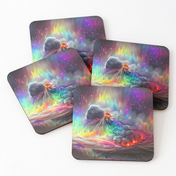 Item preview, Space Volcanos designed and sold by nocturnAIArt.