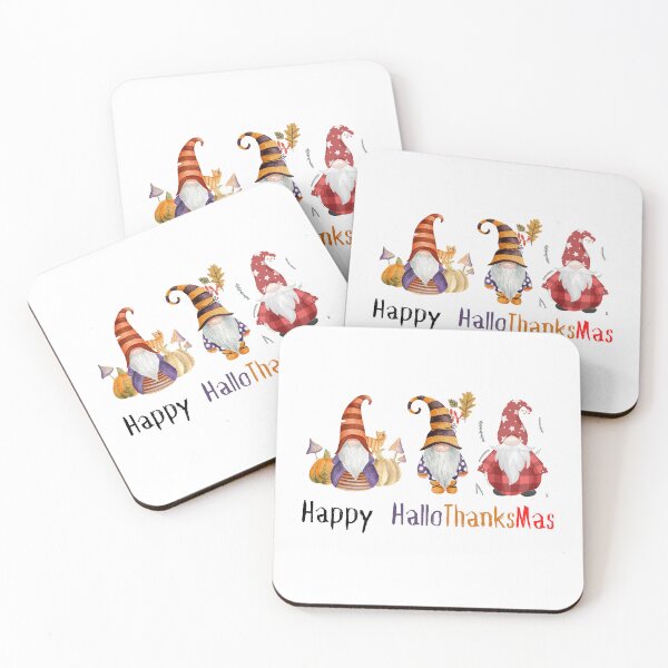 Item preview, happy hallo thanksmas Thanksgiving gnome Funny designed and sold by Eriksonshop.
