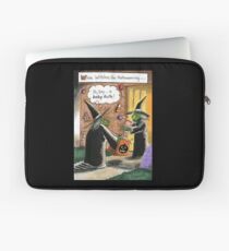 Lustige Hexen Halloweens Süßes sonst gibt's Saures Laptoptasche