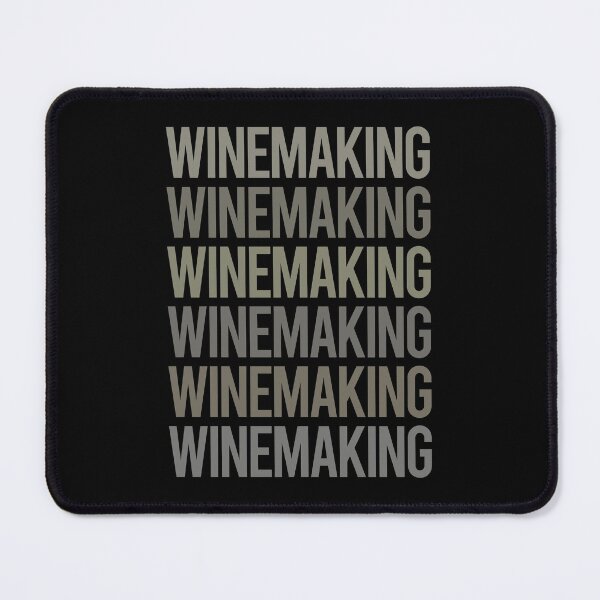 Item preview, Gray Text Art Winemaking Winemaker designed and sold by TartSpiderWeb.