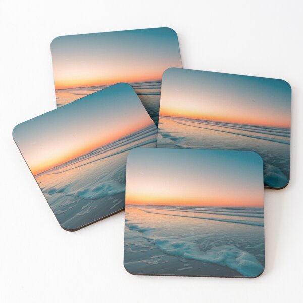 Item preview,   Cute colourful blue sea or ocean or blue water at sunset design designed and sold by BEAUTY ⭐⭐⭐⭐⭐.