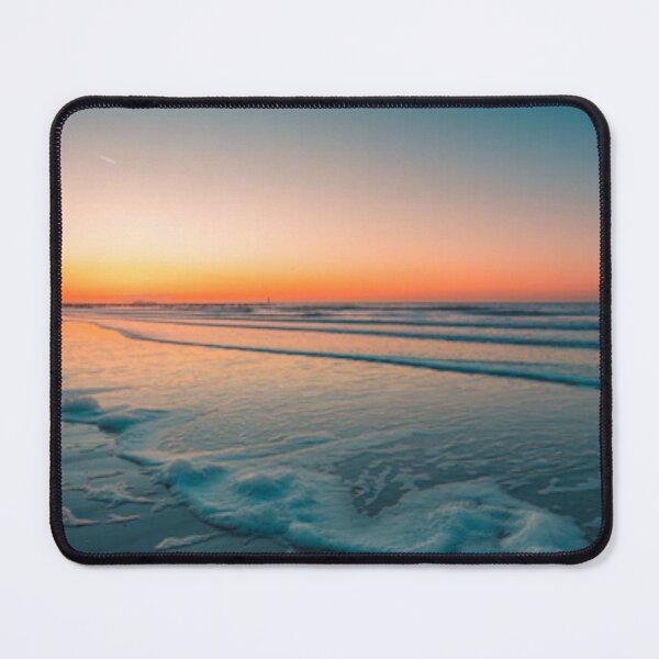 Item preview, Cute colourful blue sea or ocean or blue water at sunset design designed and sold by BEAUTY ⭐⭐⭐⭐⭐.