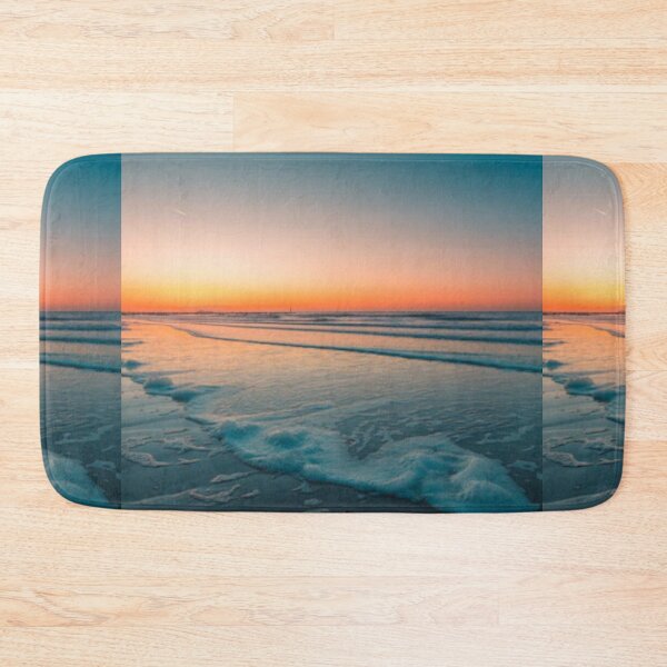 Item preview,   Cute colourful blue sea or ocean or blue water at sunset design designed and sold by BEAUTY ⭐⭐⭐⭐⭐.